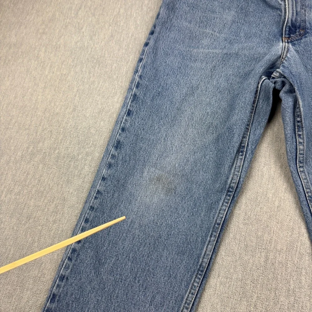 LL‎ Bean Jeans Mens 35x29 Blue Denim Classic Fit Pockets Cotton Zip Fly Casual